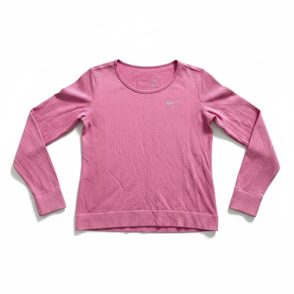 Nike Active Athleisure Women's‎ Long Sleeve Top in Pink Size Small